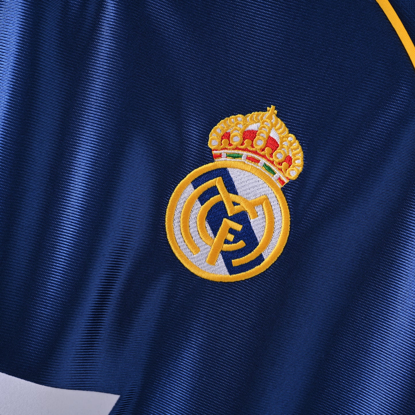Real Madrid 98-99 Away Kit Soccer Jersey (Retro)