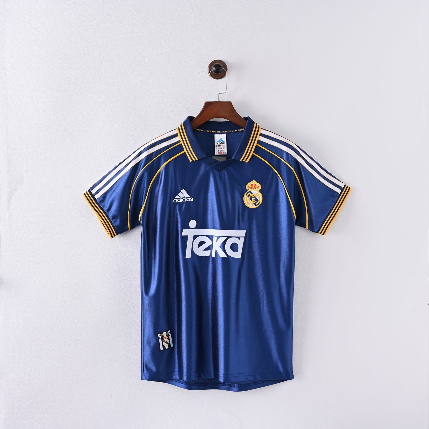 Real Madrid 98-99 Away Kit Soccer Jersey (Retro)