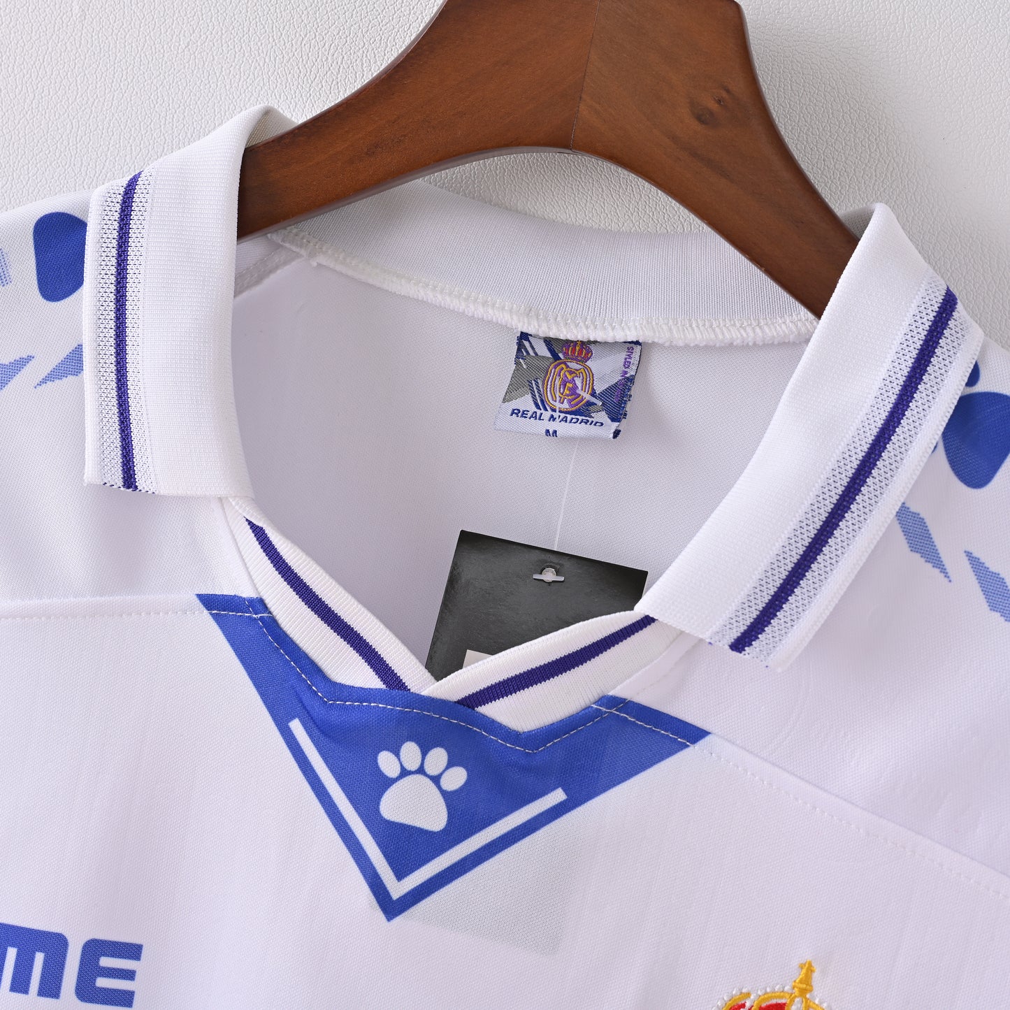 Real Madrid 96-97 Home Kit Soccer Jersey (Retro)