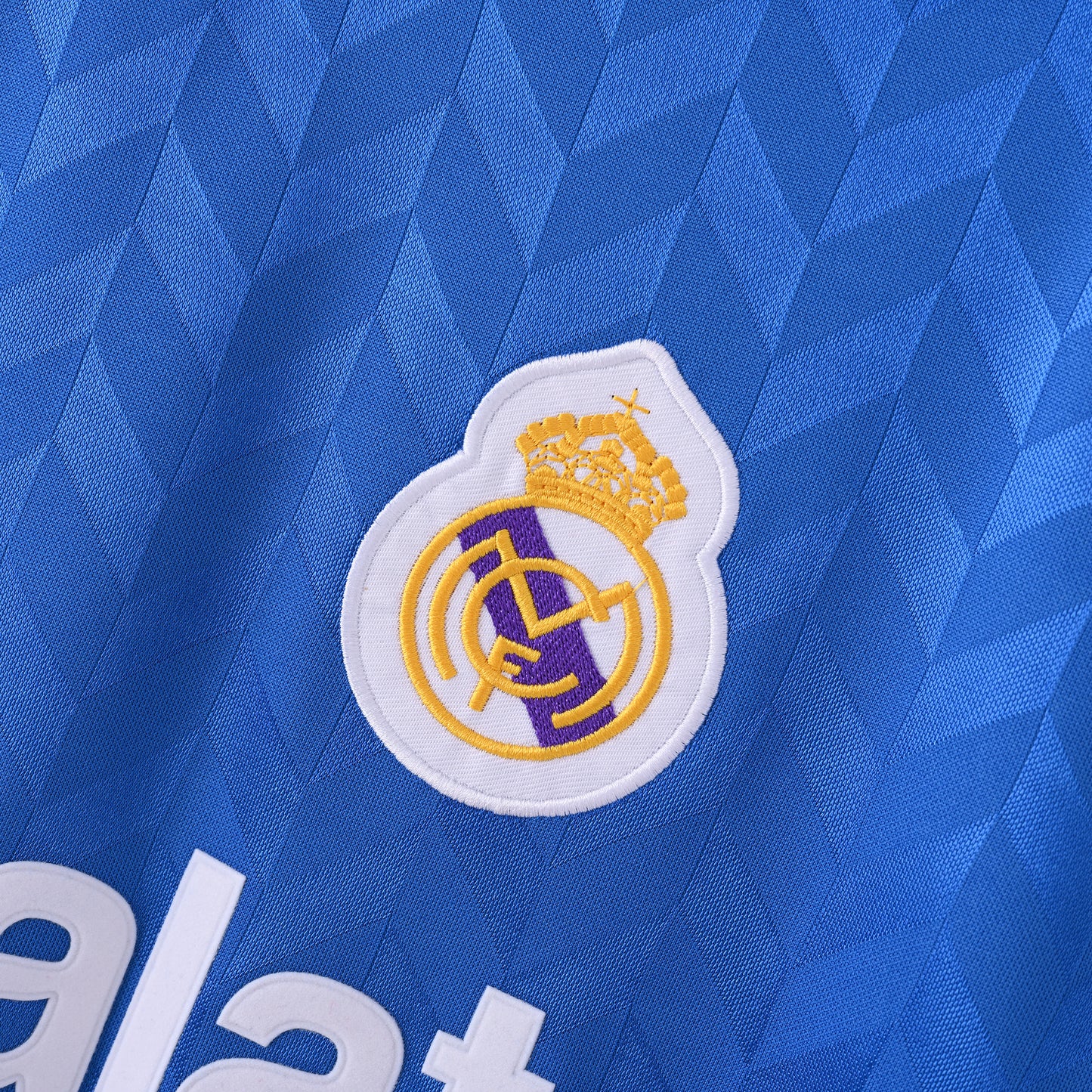 Real Madrid 86-87 Away Kit Soccer Jersey (Retro)