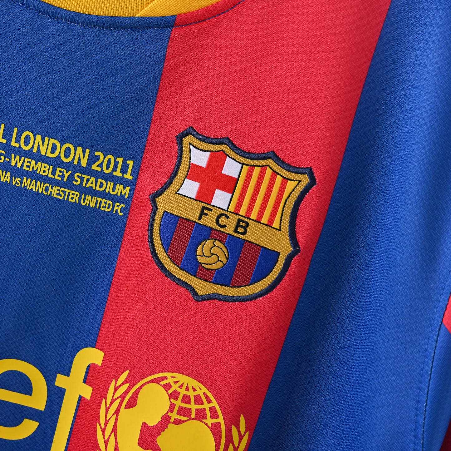 Barcelona 10-11 Home Kit Soccer Jersey (Retro) (Long-sleeve)