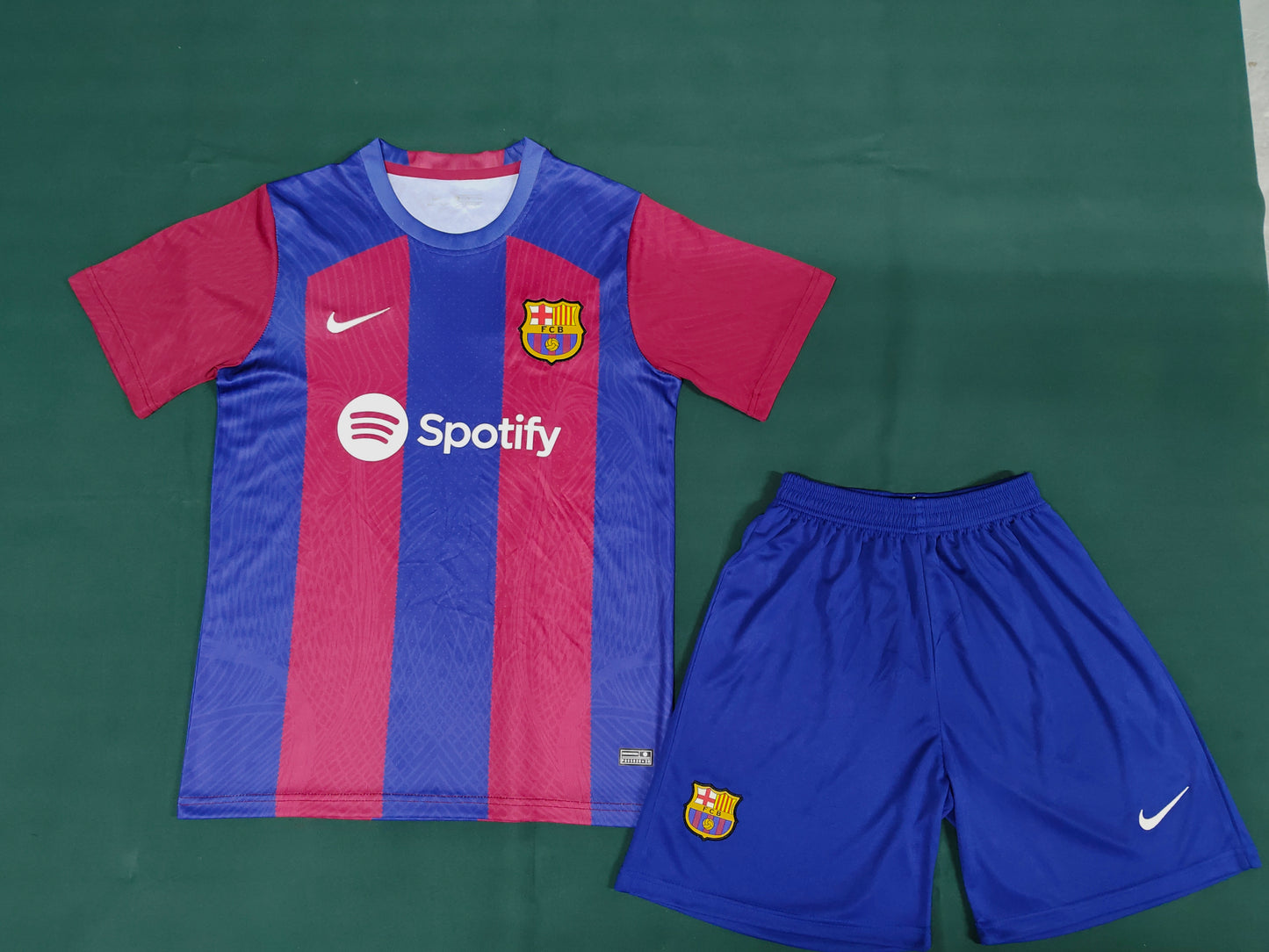 Barcelona 23-24 Home Kit Soccer Jersey (Kids)