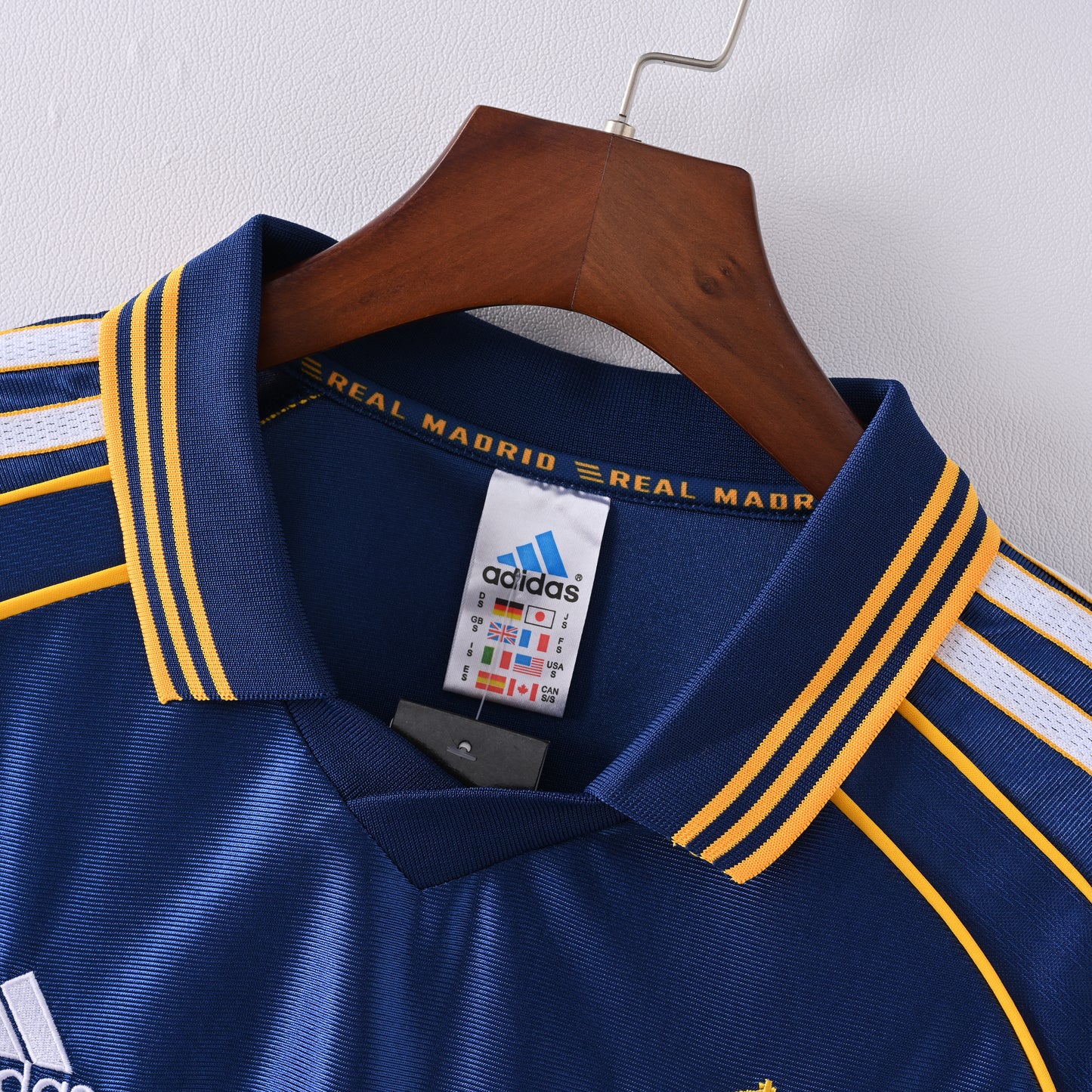 Real Madrid 98-99 Away Kit Soccer Jersey (Retro)