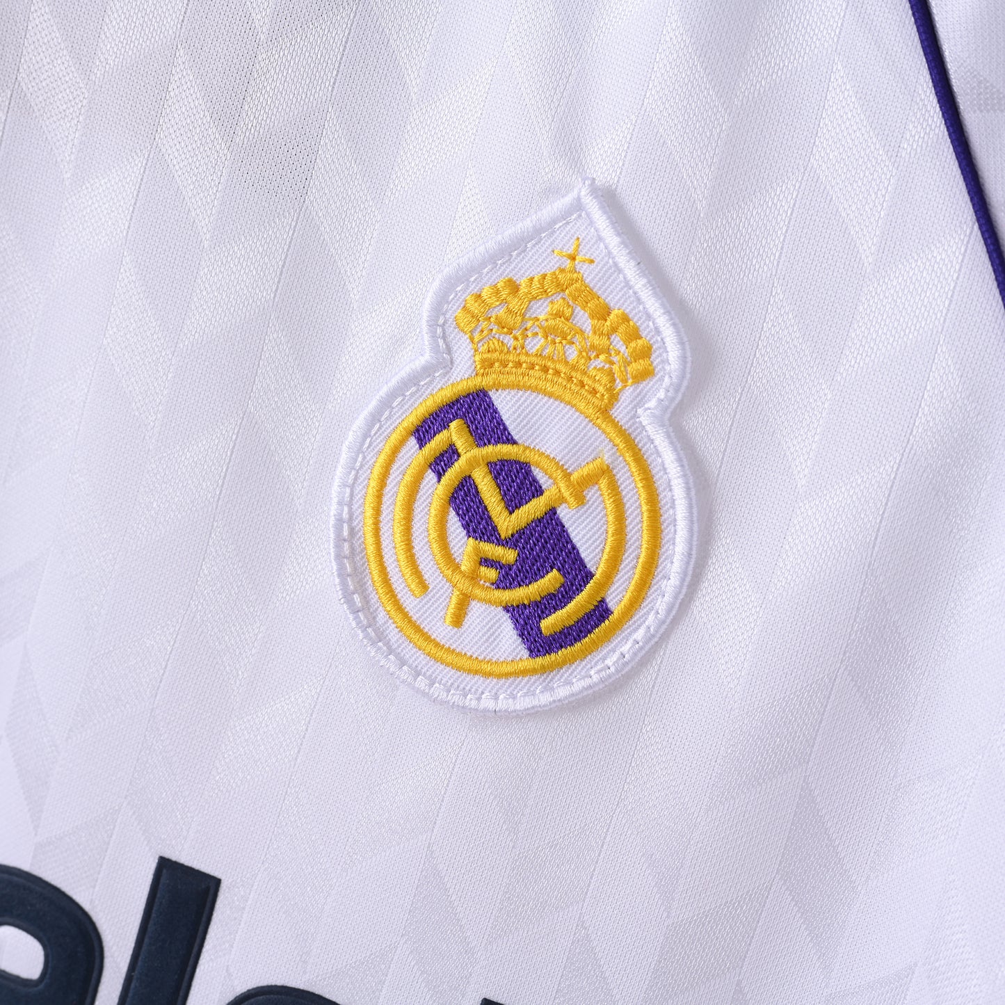 Real Madrid 86-87 Home Kit Soccer Jersey (Retro)