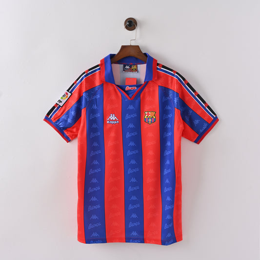 Barcelona 96-97 Home Kit Soccer Jersey (Retro)