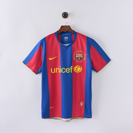 Barcelona 07-08 Home Kit Soccer Jersey (Retro)