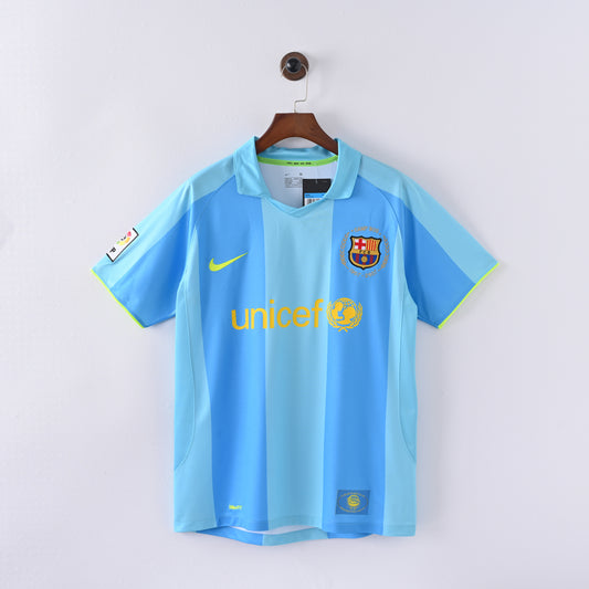 Barcelona 07-08 Away Kit Soccer Jersey (Retro)