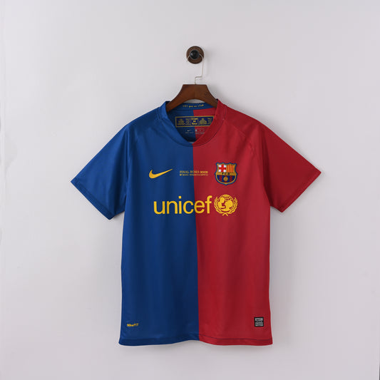 Barcelona 08-09 Home Kit Soccer Jersey (Retro)