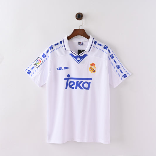 Real Madrid 96-97 Home Kit Soccer Jersey (Retro)