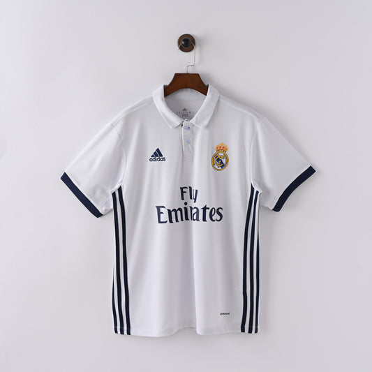 Real Madrid 16-17 Home Kit Soccer Jersey (Retro)