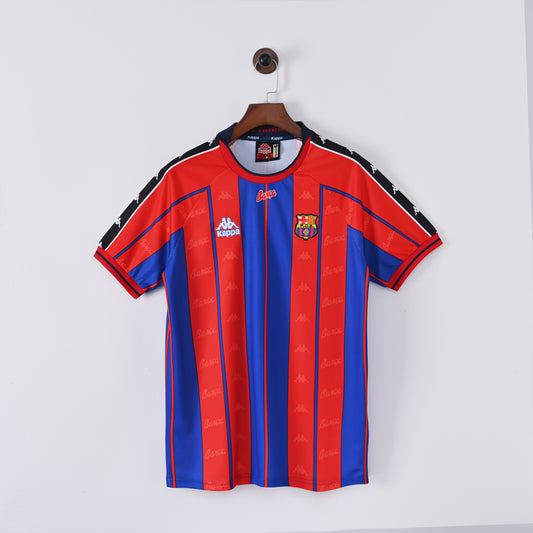 Barcelona 97-98 Home Kit Soccer Jersey (Retro)