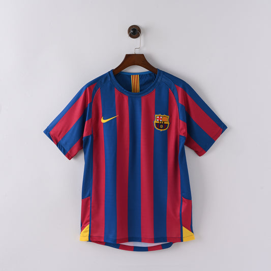 Barcelona 05-06 Home Kit Soccer Jersey (Retro)