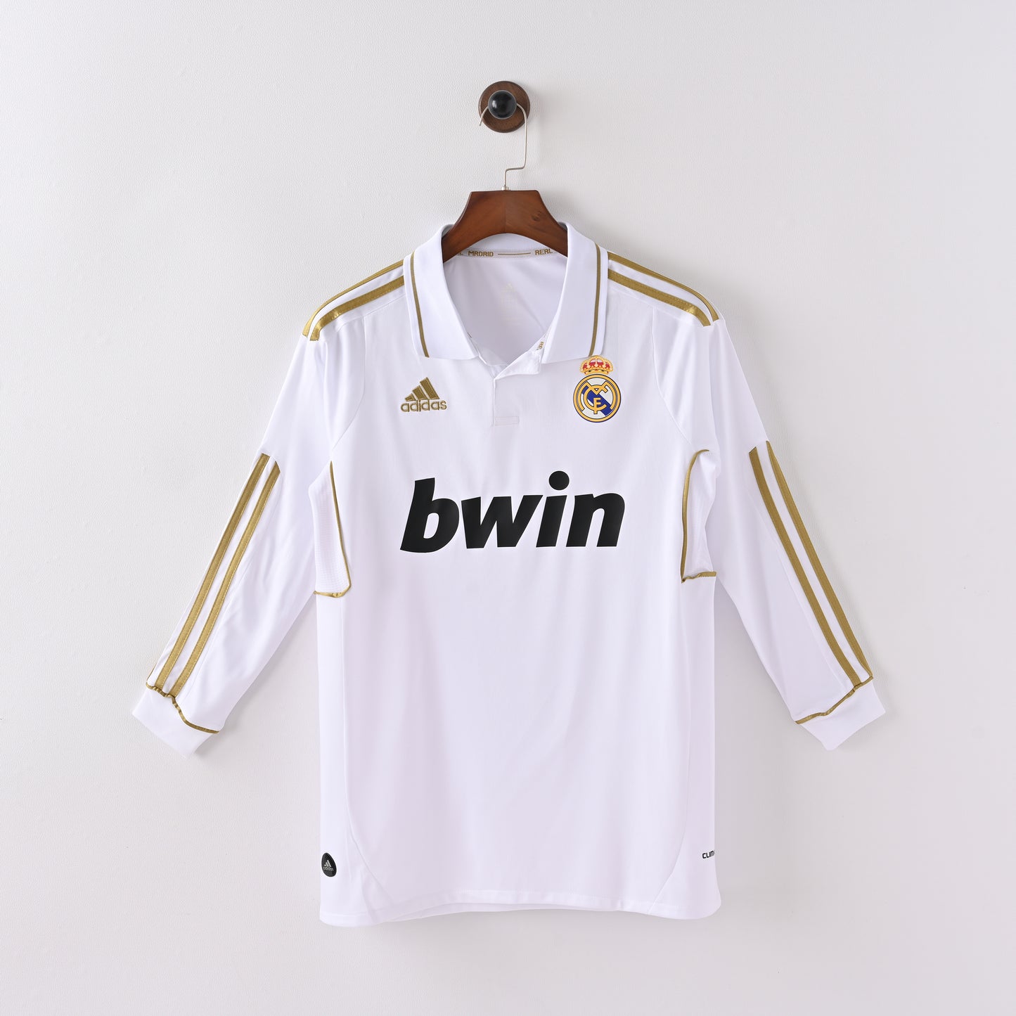 Real Madrid 11-12 Home Kit Soccer Jersey (Retro) (Long-Sleeve)