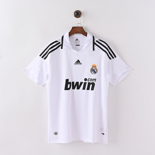 Real Madrid 08-09 Home Kit Soccer Jersey (Retro)