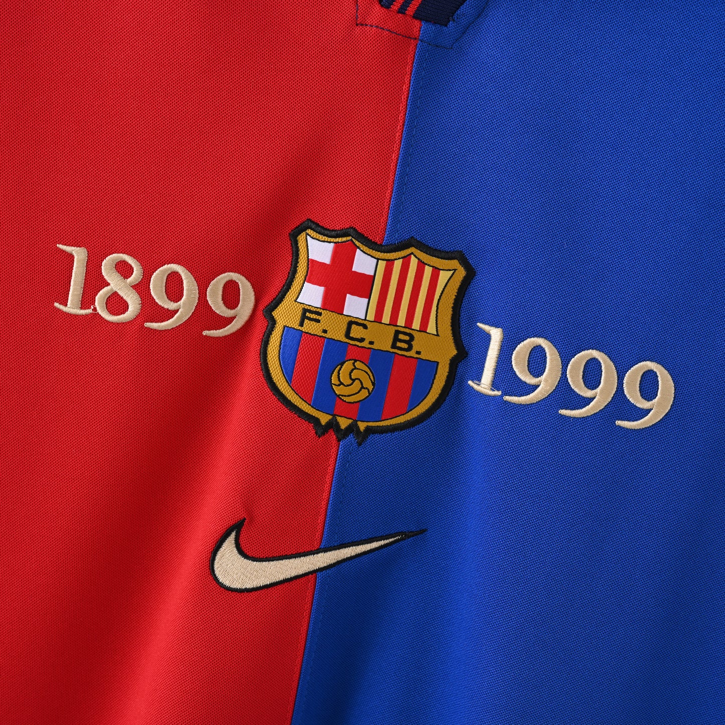 Barcelona 1899-1999 Kit Soccer Jersey (Retro) (Plain)